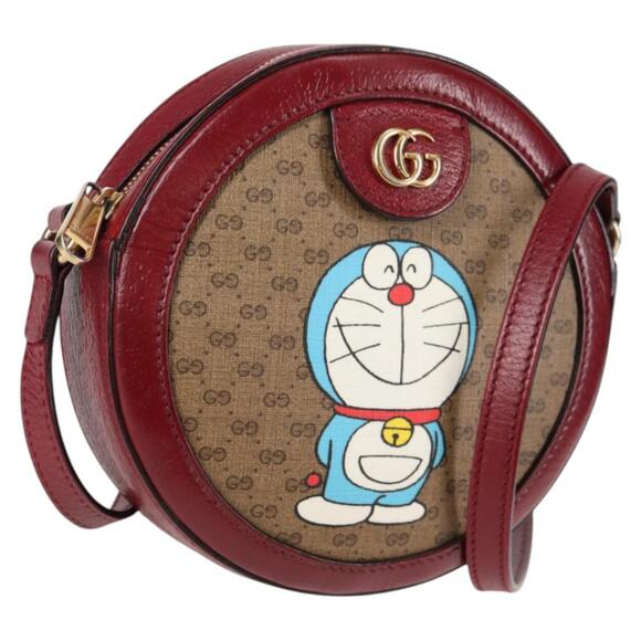 GUCCI Micro GG Supreme Doraemon Collaboration Bag Pvc Beige - Picture 1 of 16